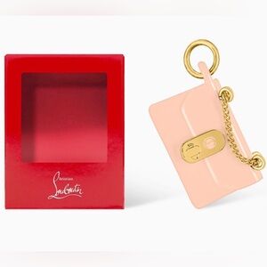 Christian Louboutin Iconic Elisa Bag Lipstick Charm NWT